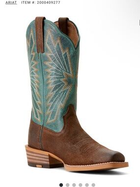 NEW NO BOX ARIAT WOMEN'S DECATUR WESTERN BOOTS - SQUARE TOE